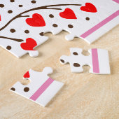 DIY Kleuren Bloeiende Boom met Hartwortels Legpuzzel (Zijkant)