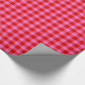 DIY-kleuren Buffalo Pset Tartan SM SV Rood Warm Ro Cadeaupapier (Hoek)