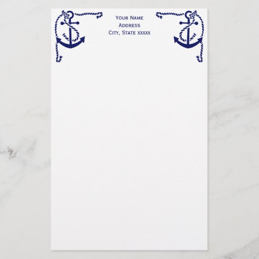 DIY-kleuren Hoekanker met helling Briefpapier (Voorkant)