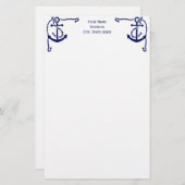 DIY-kleuren Hoekanker met helling Briefpapier (Voorkant / Achterkant)