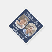 DIY Kleuren · Kijk Wie is 50 Verjaardagsfeest 2 Fo Servet (Hoek)