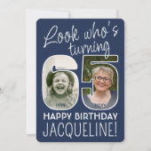 DIY Kleuren · Kijk Wie is 65 Verjaardagsfeestje 2  Kaart (Voorkant)