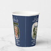 DIY Kleuren · Kijk Wie is 65 Verjaardagsfeestje 2  Papieren Bekers (Rechts)