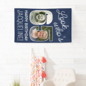 DIY Kleuren · Kijk Wie is 65 Verjaardagsfeestje 2 Spandoek (Insitu)