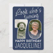 DIY Kleuren · Kijk Wie is 70 Verjaardagsfeest 2 Fo Kaart