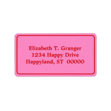 DIY-kleuren met roze rand 3 rood