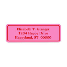 DIY-kleuren met roze rand 3 rood