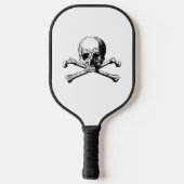 DIY Kleuren Pirate Skull & Crossbones Pickleball Paddle (Achterkant)