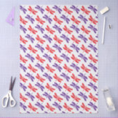 DIY kleuren, rode Paarse libellen Tissuepapier (Craft)