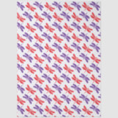 DIY kleuren, rode Paarse libellen Tissuepapier (Voorkant)