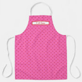 DIY Kleuren Rood Heet Roze POLKA Dots Gevlekt Patr Schort (Voorkant)