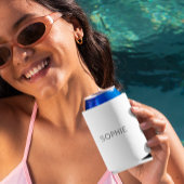 DIY KOELBOX | Aangepaste tekst, naam, monogram Blikjeskoeler