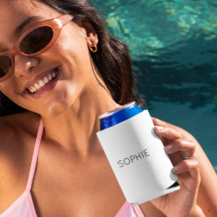 DIY KOELBOX   Aangepaste tekst, naam, monogram Blikjeskoeler