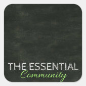 DIY-label Vierkante Sticker (Voorkant)