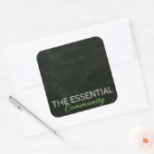 DIY-label Vierkante Sticker (Envelop)