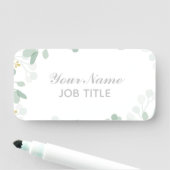 DiY Leaves Naamplaatje (In situ)