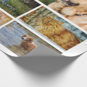 DIY lijst van de dierenenkollage van de dierenfoto Cadeaupapier (Hoek)