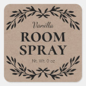  DIY Luchtverfrisser Labels (Voorkant)