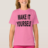 DIY maak het je eigen meisjes TShirt (Voorkant)