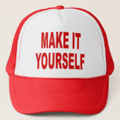 DIY Maak het zelf eigen Baseball-Pet Trucker Pet (Voorkant)