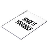 DIY Maak het zelf op uw eigen agenda Notitieboek (Linkerzijde)