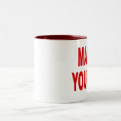 DIY Maak het zelf zelf Mok (Center)