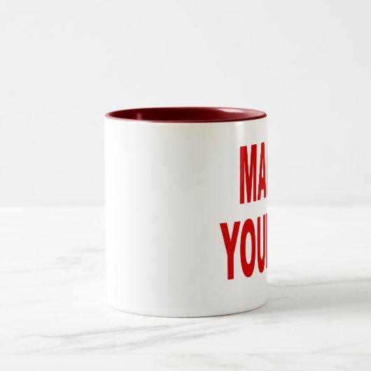 DIY Maak het zelf zelf Mok (Center)