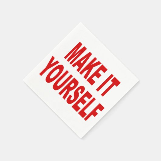 DIY Maak je eigen Servetten (Hoek)