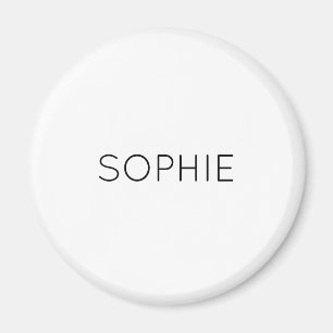 DIY Magnet   Aangepaste tekst, kleur, naam, monogr