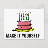 DIY Make It Yourself Verjaardagsfeest Uitnodiging (Voorkant)