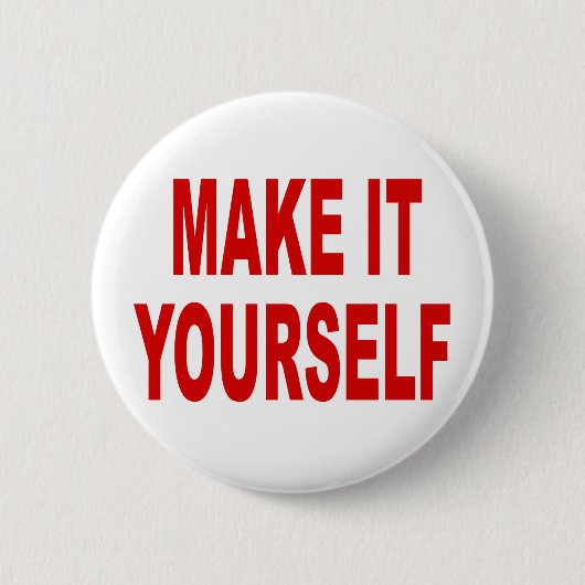 DIY Make Your Own 2016 campagne Ronde Button 5,7 Cm (Voorkant)