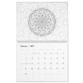 DIY Mandala Kleurplaat Kunst - Kalender (Feb 2027)