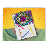 DIY Mandala Kleurplaat Kunst - Kalender (Hoes)