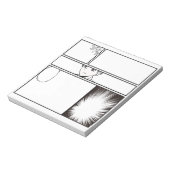 DIY Manga Comic Strip – Blank Panel with Japanes Notitieblok (Linkerzijde)