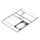 DIY Manga Comic Strip – Blank Panel with Japanes Notitieboek (Linkerzijde)