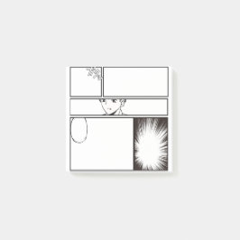  DIY Manga Comic Strip – Blank Panel with Japanes Post-it® Notes