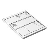 DIY Manga Panel 3– Customizable Japanese Comic Notitieblok (Schuin)