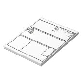  DIY Manga Panel 3– Customizable Japanese Comic  Notitieblok (Linkerzijde)