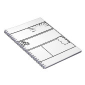 DIY Manga Panel 3– Customizable Japanese Comic Notitieboek (Rechterzijde)