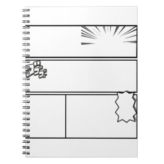 DIY Manga Panel 3– Customizable Japanese Comic Notitieboek
