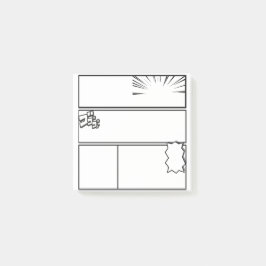  DIY Manga Panel 3– Customizable Japanese Comic  Post-it® Notes