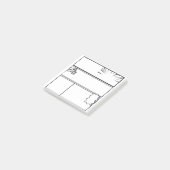  DIY Manga Panel 3– Customizable Japanese Comic  Post-it® Notes (Schuin)