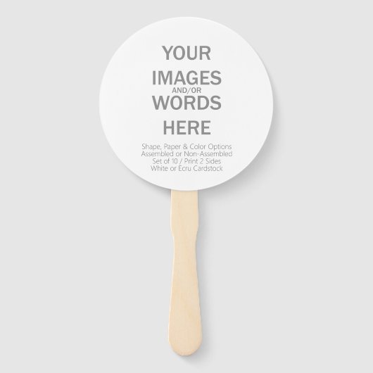 DIY (meer opties) - Handwaaier (Voorkant)