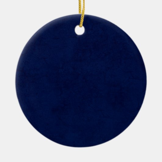 DIY Midnight Blue Background Custom Home Cadeauide Keramisch Ornament (Voorkant)