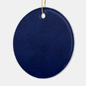 DIY Midnight Blue Background Custom Home Cadeauide Keramisch Ornament (Links)