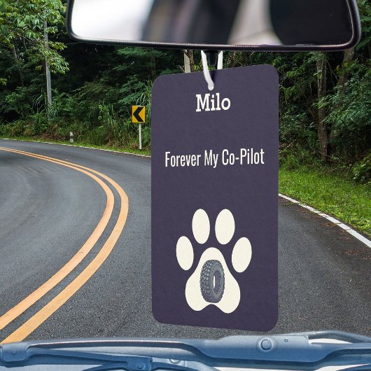 DIY Modern Cute Funny Pet Dog Dad Paw Minimalist Luchtverfrisser