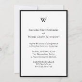 DIY Modern Wedding Invitations Kaart (Voorkant)