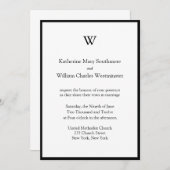 DIY Modern Wedding Invitations Kaart (Voorkant / Achterkant)