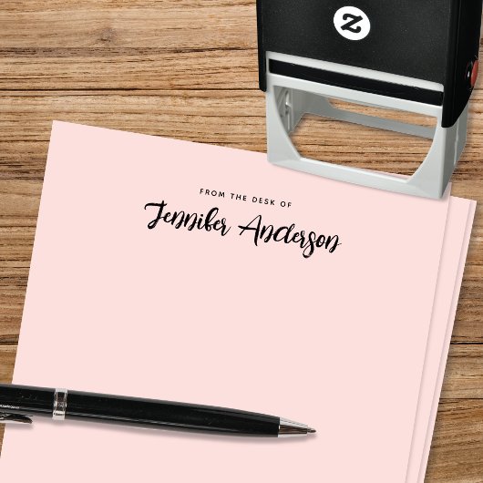 DIY Moderne, zelfinkende zegel voor persoonlijke b Zelfinktende Stempel