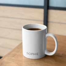 DIY-Mok | Aangepaste kleur, tekst, naam, monogram